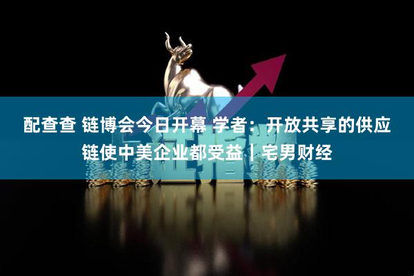 配查查 链博会今日开幕 学者：开放共享的供应链使中美企业都受益｜宅男财经