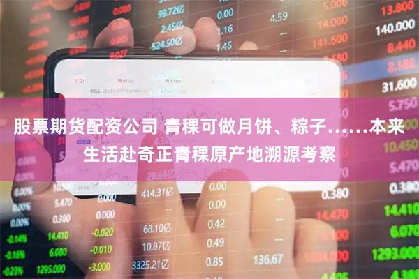 股票期货配资公司 青稞可做月饼、粽子……本来生活赴奇正青稞原产地溯源考察