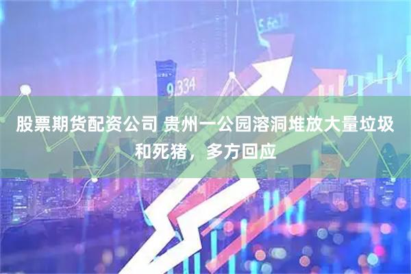 股票期货配资公司 贵州一公园溶洞堆放大量垃圾和死猪，多方回应