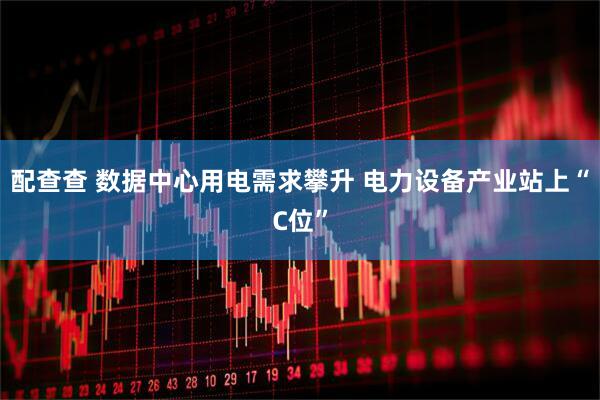 配查查 数据中心用电需求攀升 电力设备产业站上“C位”